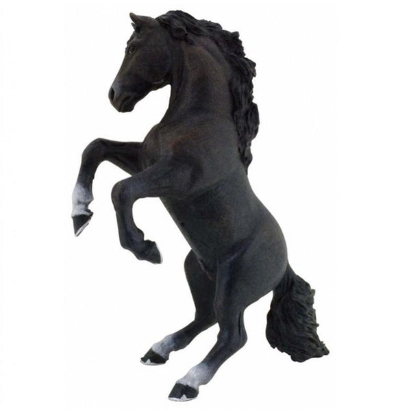 Papo Black Rearing Horse - Jouets LOL Toys