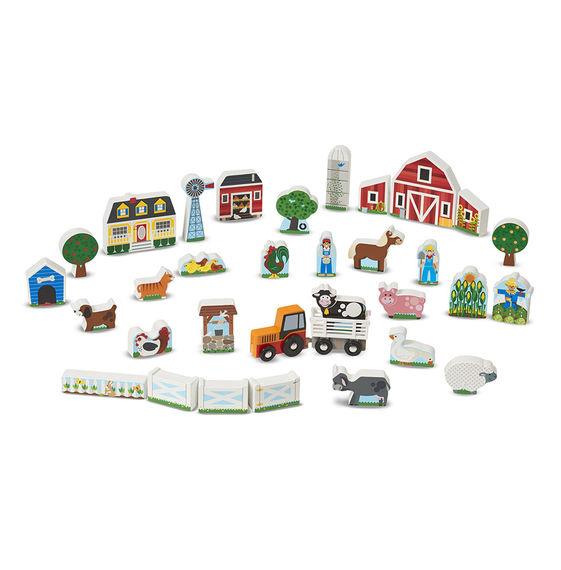 Melissa & Doug Farm and Tractor Play Set - Jouets LOL Toys